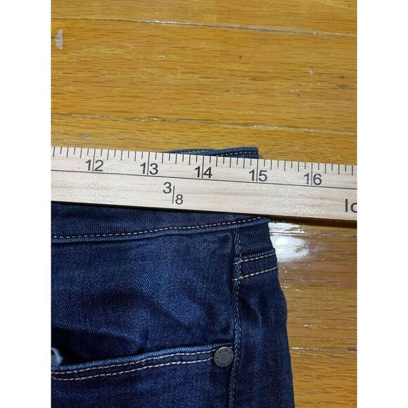 Paige Jeans Womens 30 Verdugo Ankle Blue Mid Rise Dark Wash Denim Minimalist - Picture 8 of 8